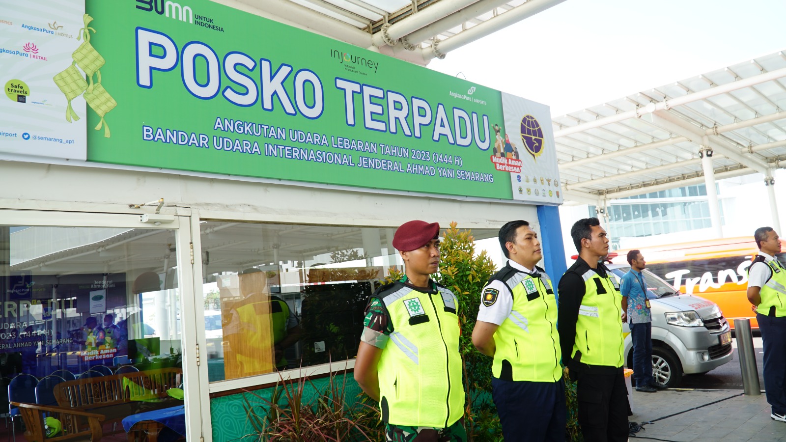 Posko Mudik Bandara Ahmad Yani