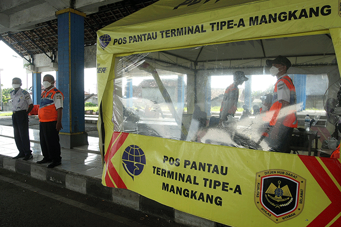 Posko Mudik Terminal Mangkang