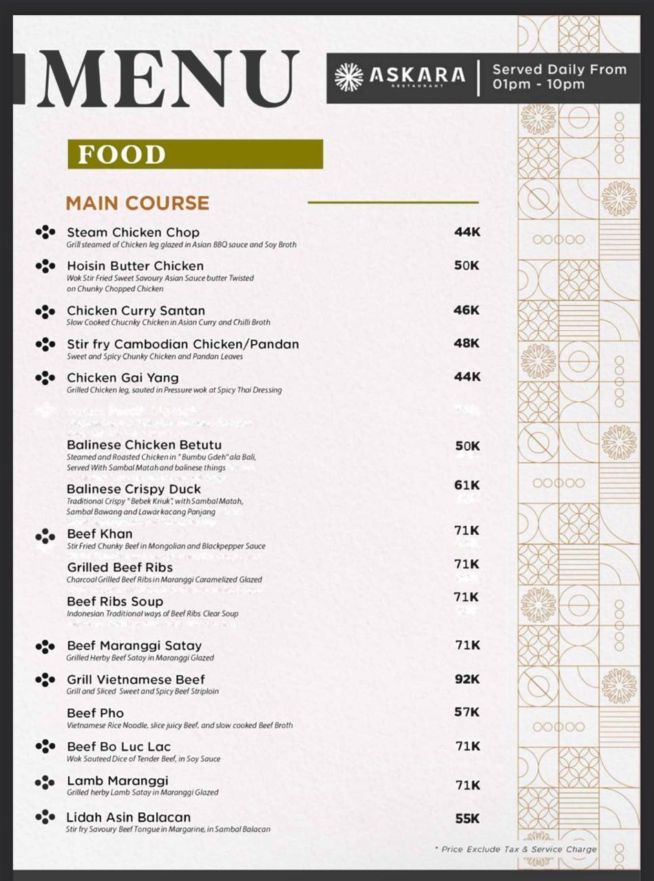 menu 1 askara
