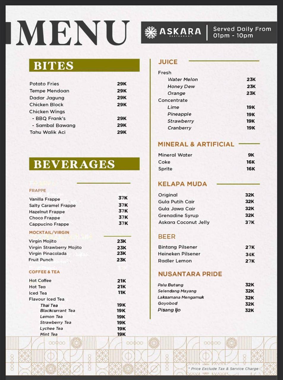 menu 3 askara