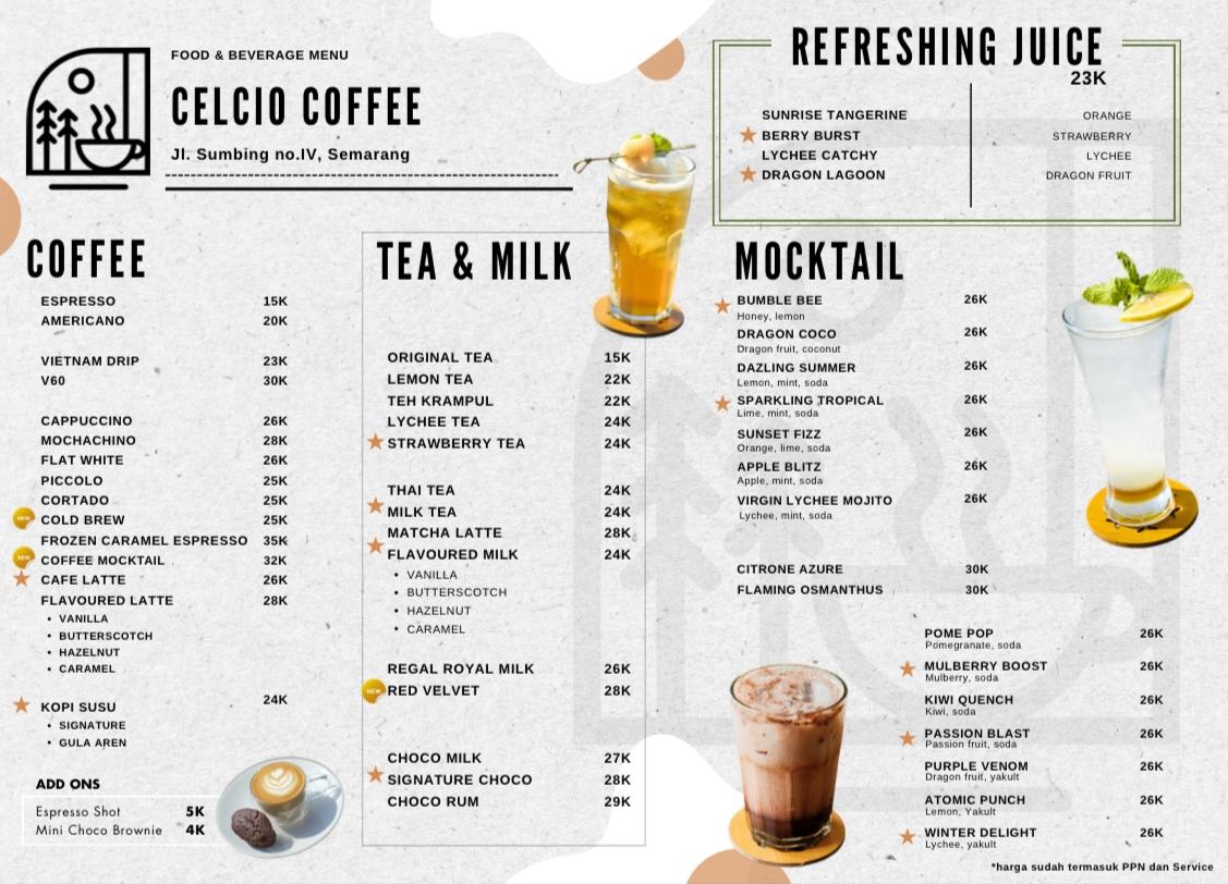 menu b